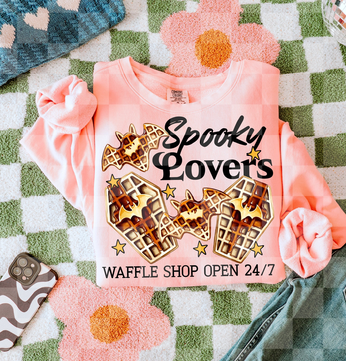 Spooky lovers waffle shop (Lyttle) DTF Transfer