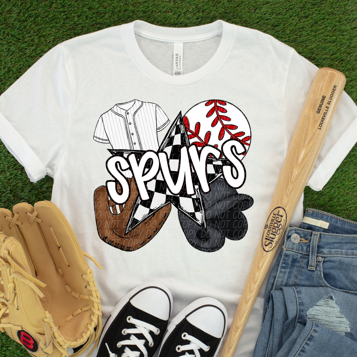Baseball items SPURS (CITY) DTF transfer