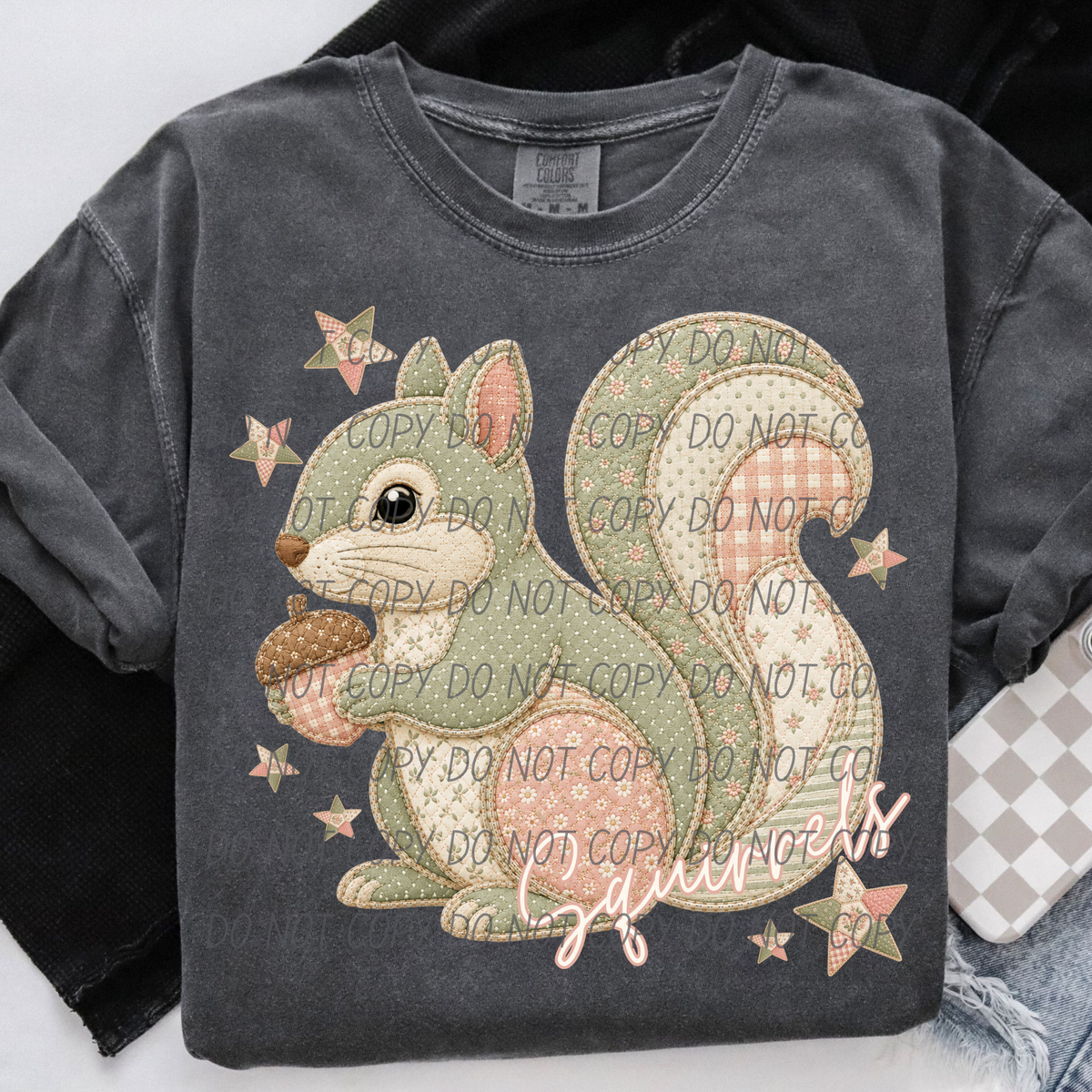 Squirrels meemaw mascot (City) DTF Transfer