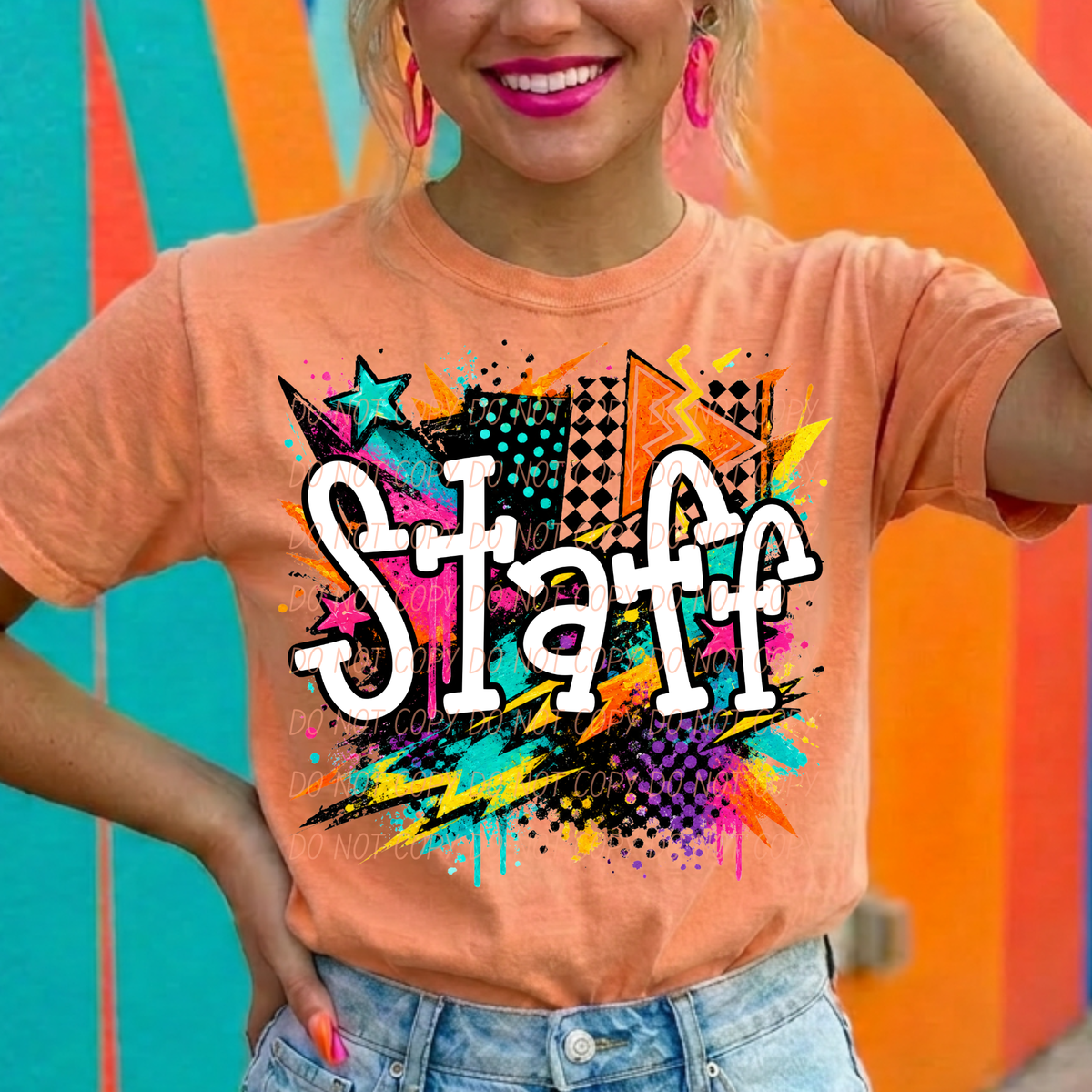 Staff tubular (City) DTF Transfer