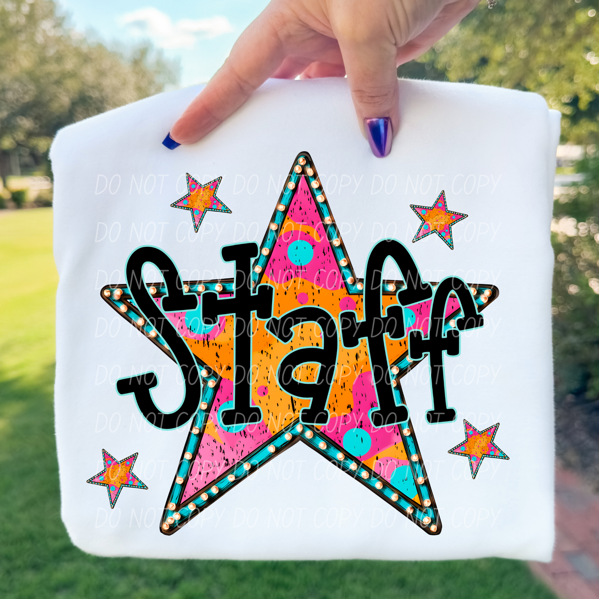 staff walk of fame school careers (city) DTF Transfer