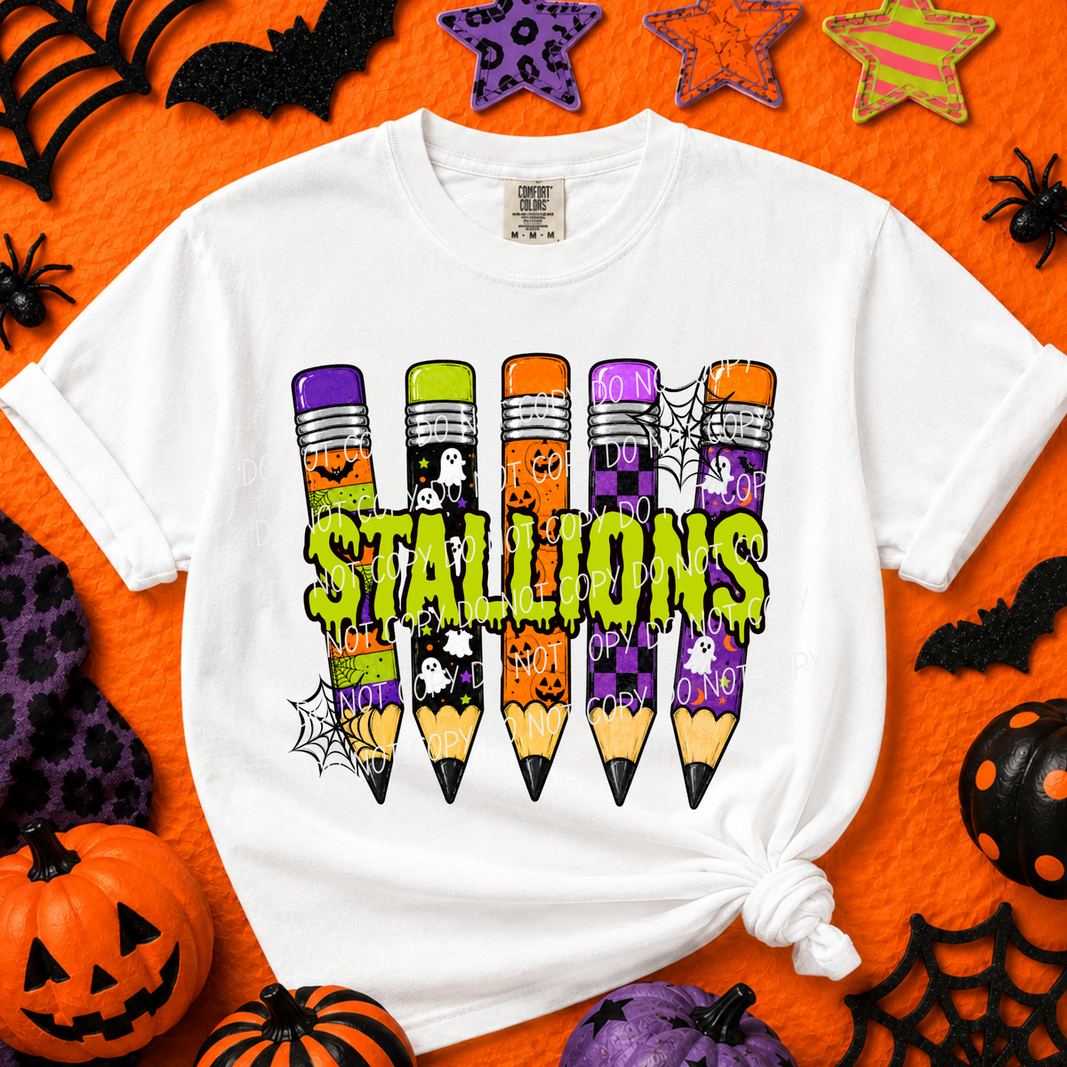 Stallions- Halloween Pencils (CITY) DTF Transfer