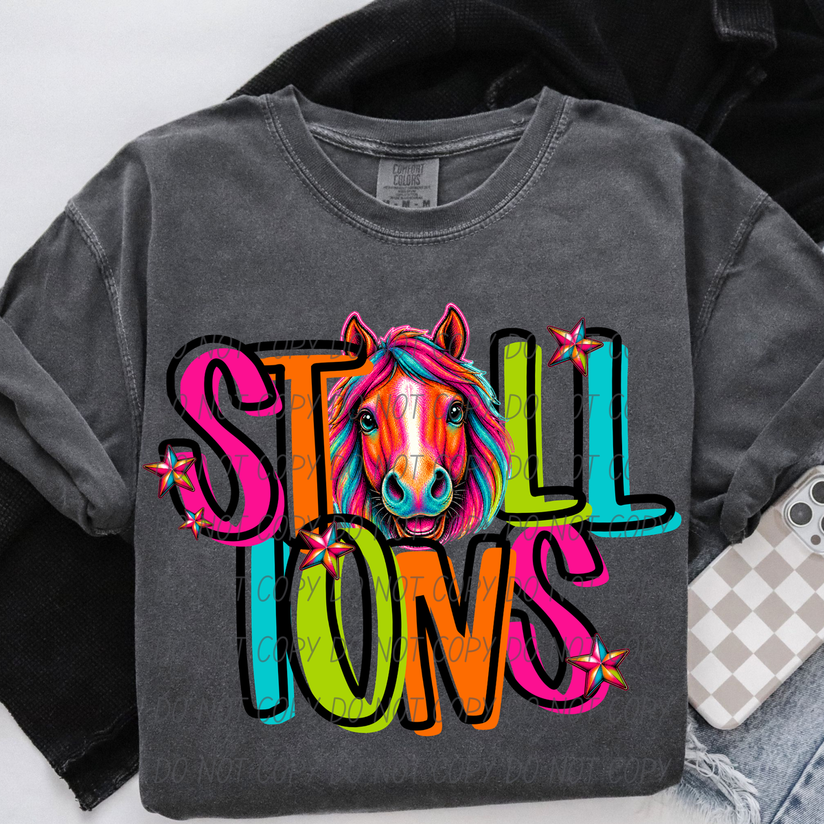 Stallions Friday night neon (City) DTF Transfer