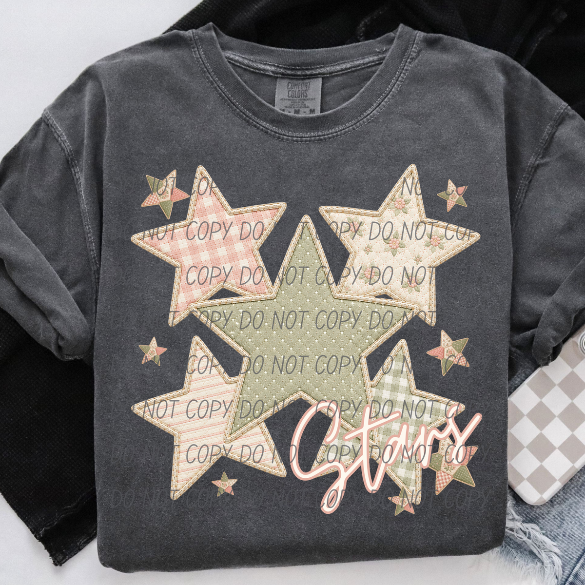Stars meemaw mascot (City) DTF Transfer