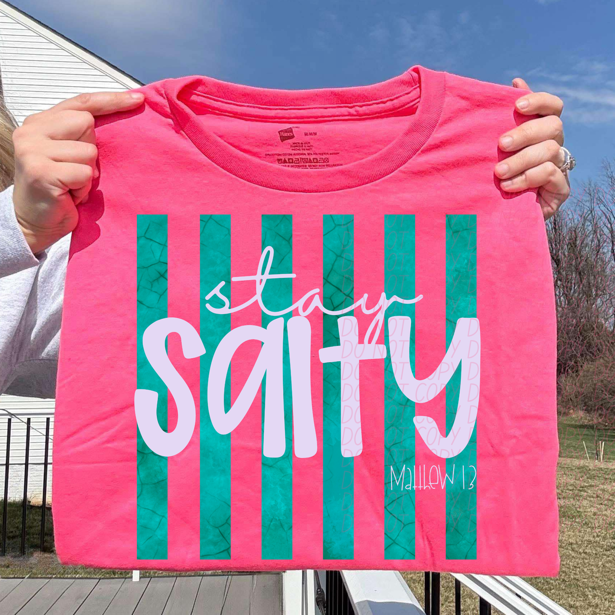 Stay salty stripes (S&G) DTF Transfer