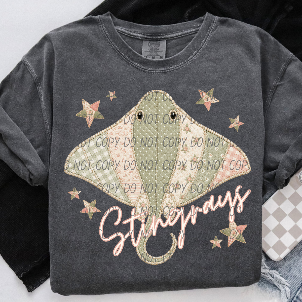 Stingrays meemaw mascot (City) DTF Transfer