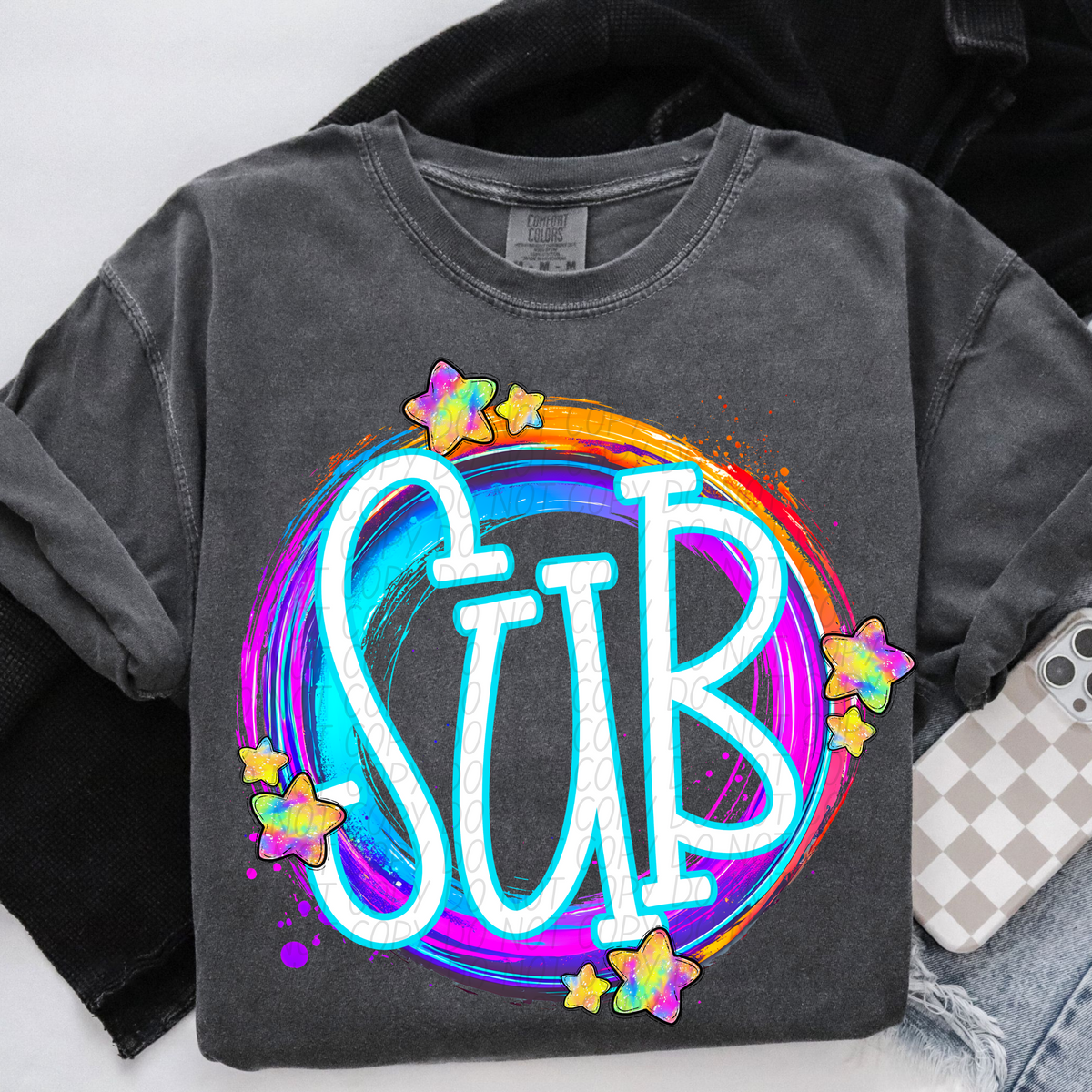 Sub Whimsical (CITY) DTF transfer