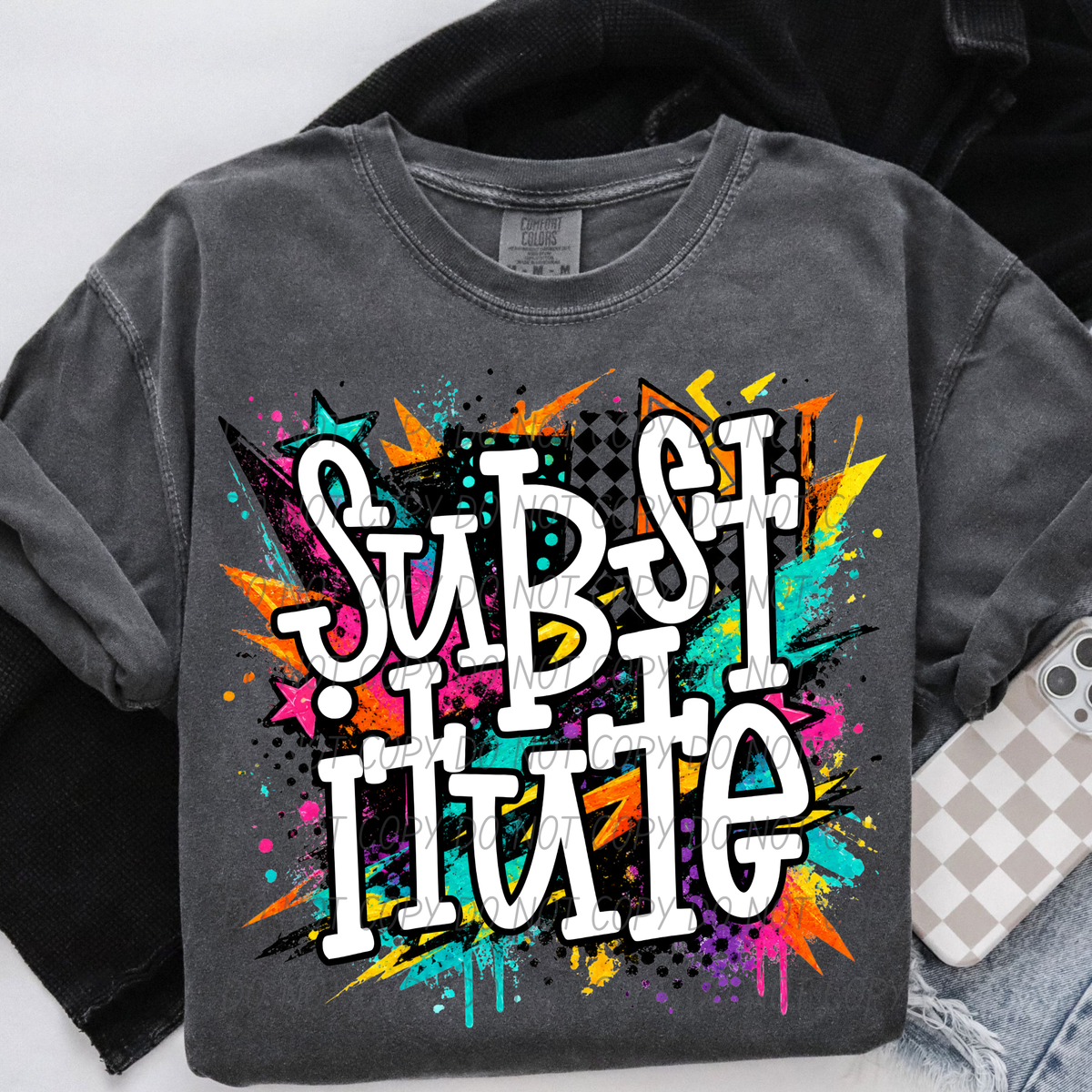 Substitute tubular (City) DTF Transfer