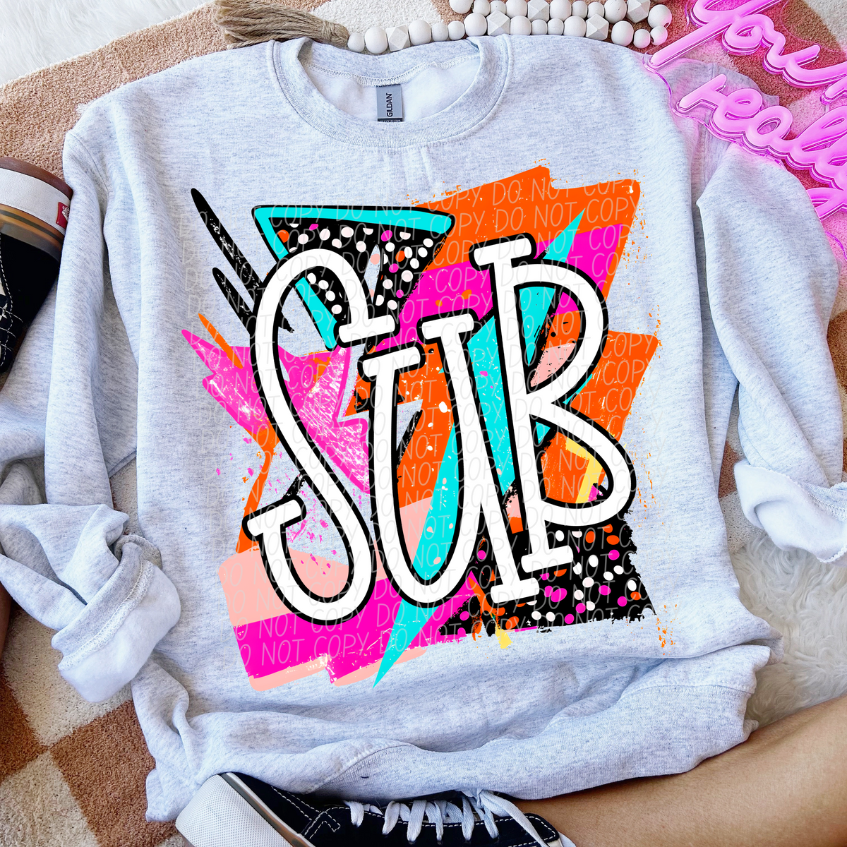 Sub Bright Retro (CITY) DTF transfer