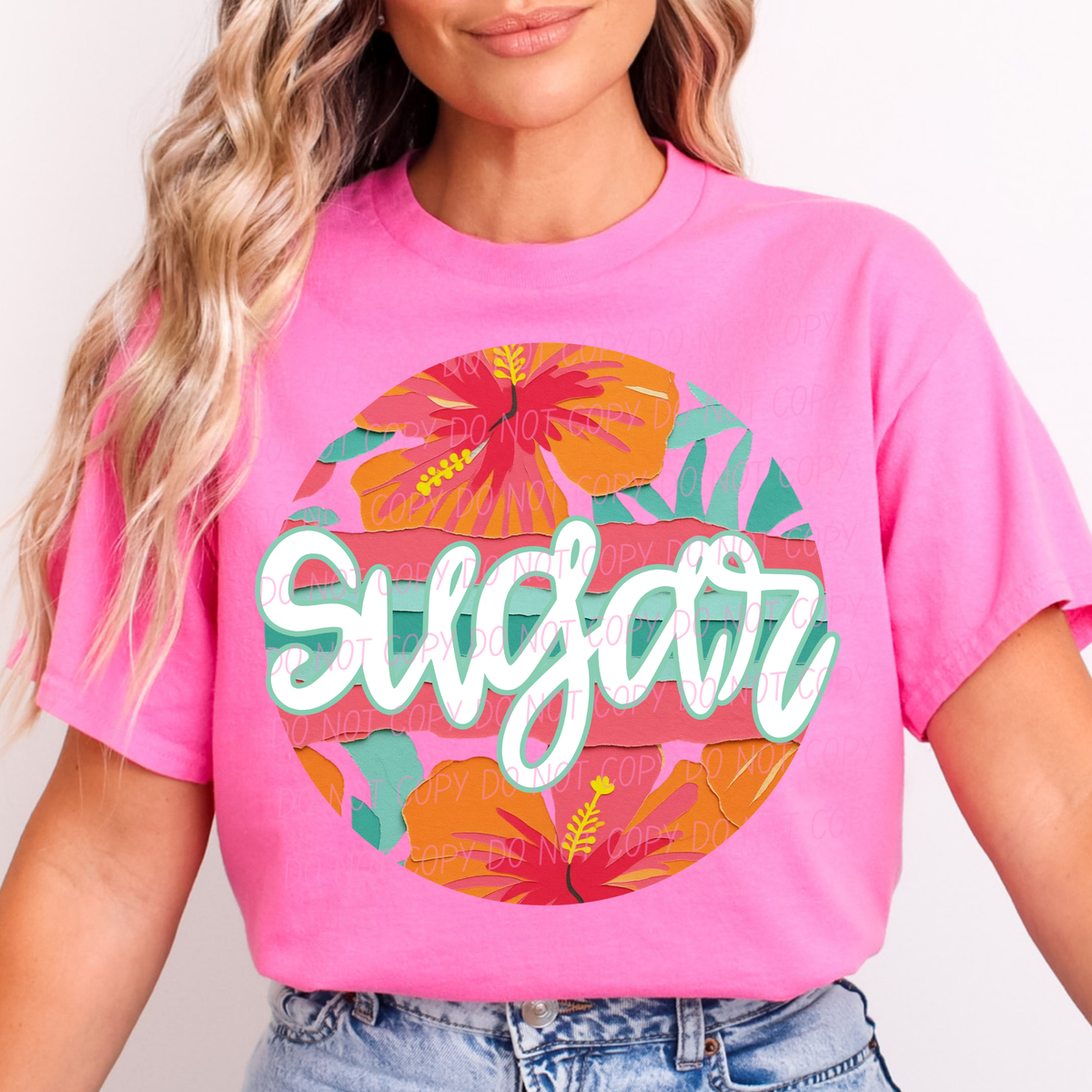 Sugar tropical circle (City) DTF Transfer