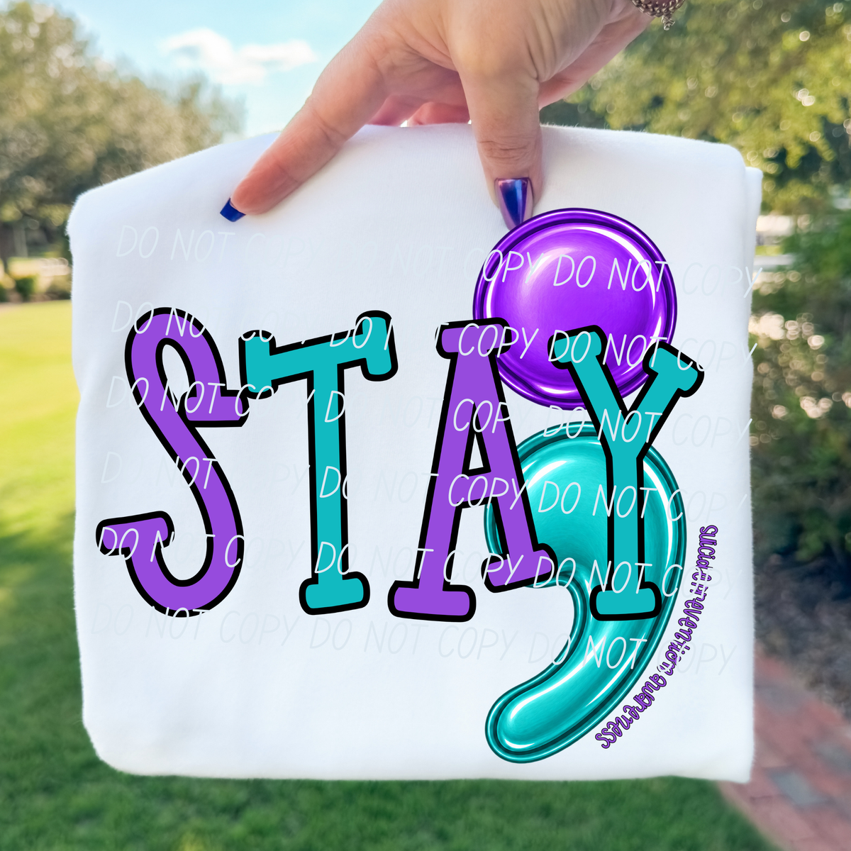 Stay; (CITY) DTF Transfer