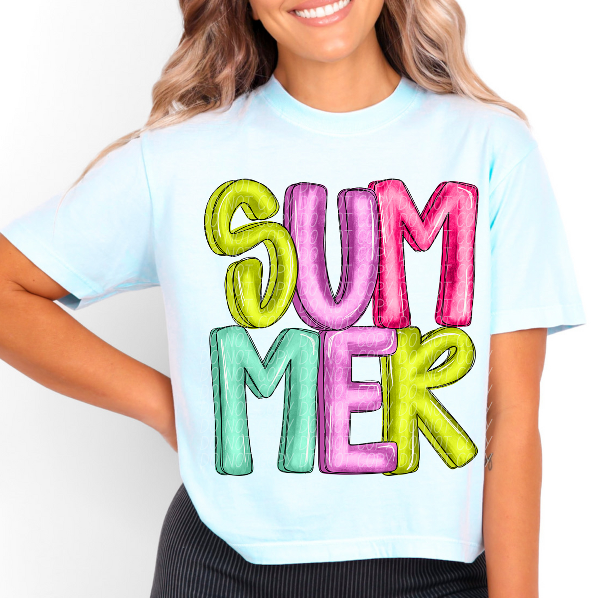 Summer Colorful (CITY) DTF transfer