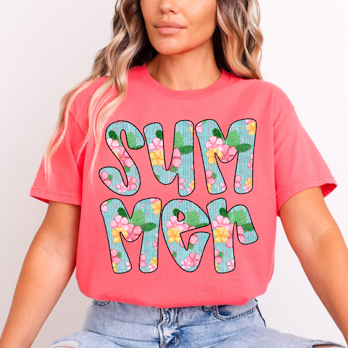 Summer Floral (CITY) DTF transfer