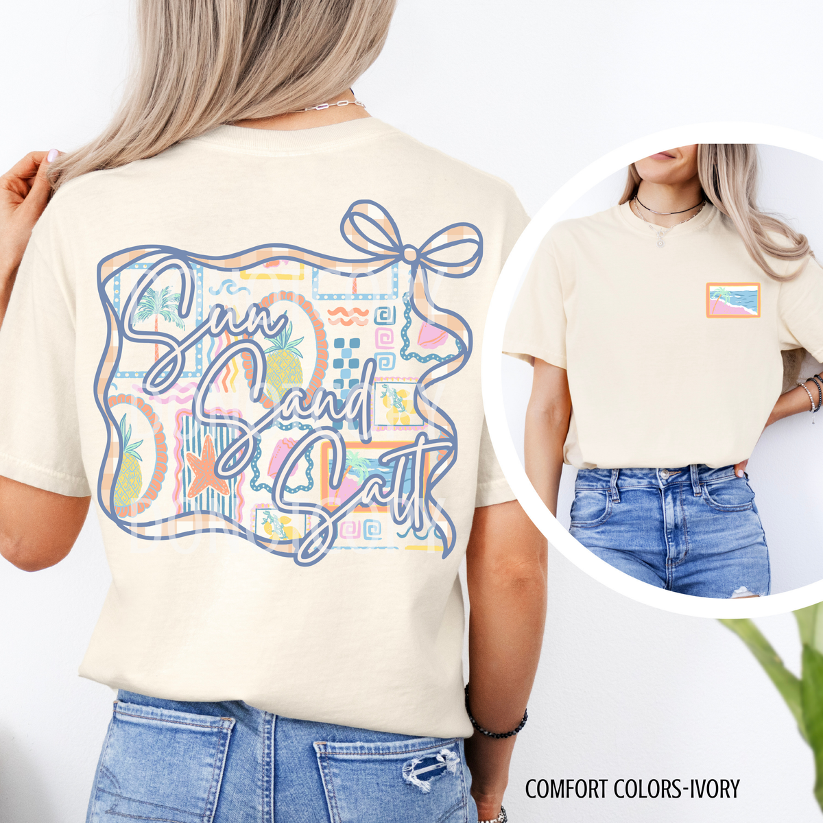 Sun Sand Salt BACK (CSG) 105072 DTF transfer