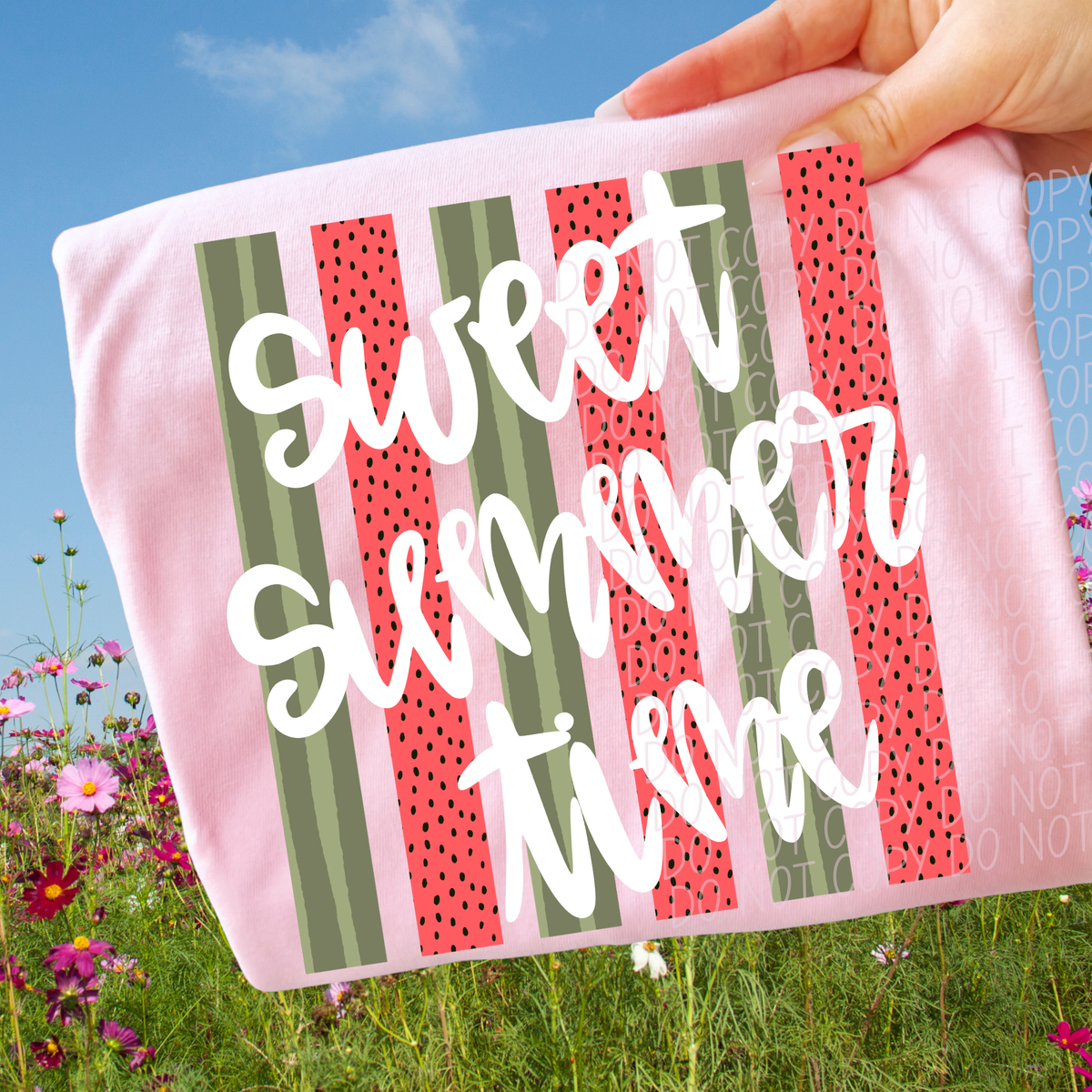 Sweet summer time stripes (S&G) DTF Transfer