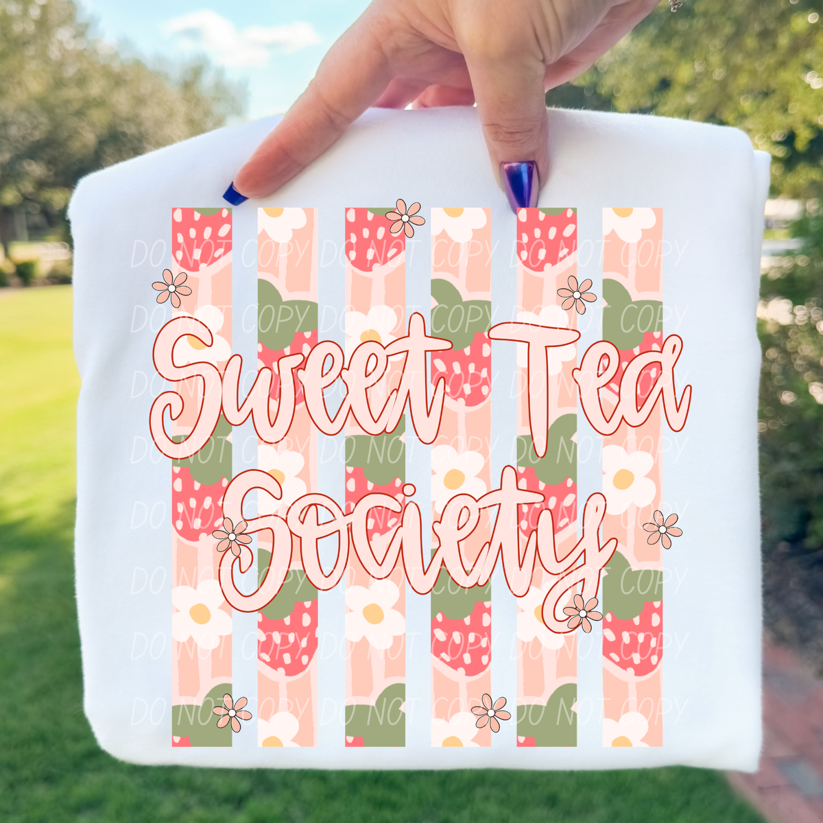 Sweet tea society (City) DTF Transfer