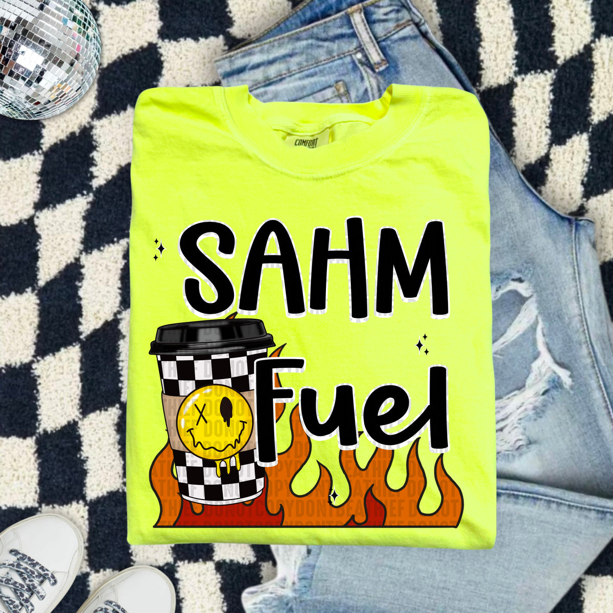 Sahm Fuel Coffee 104597 DTF transfer