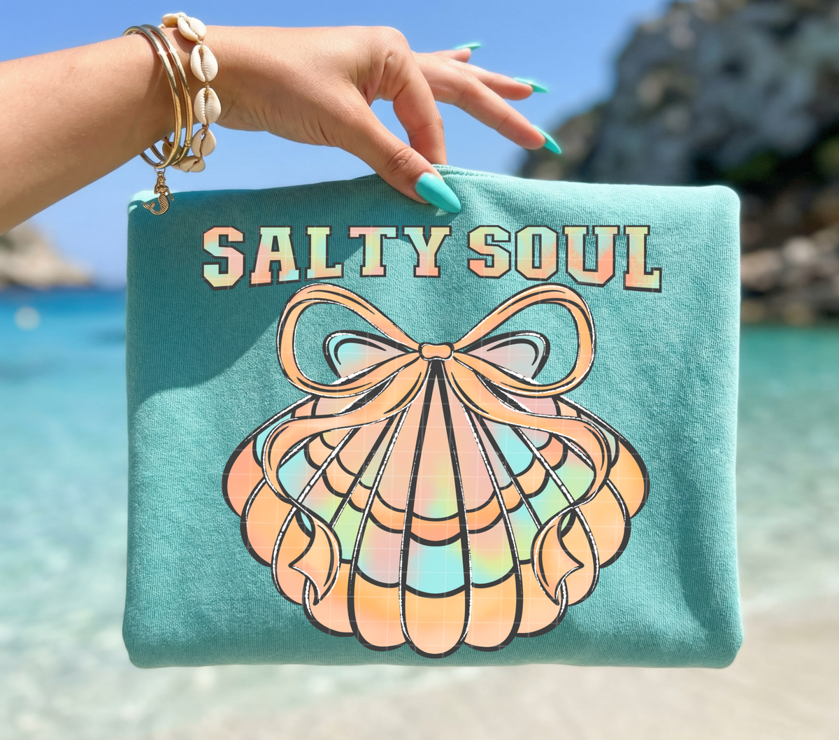Salty soul seashell (40e) DTF Transfer