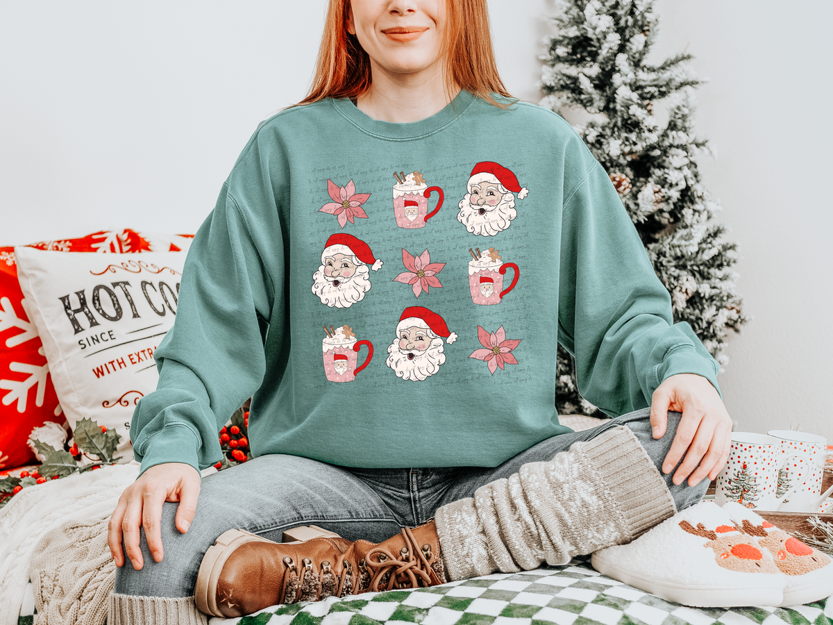 Santa Grid 59203 DTF transfer