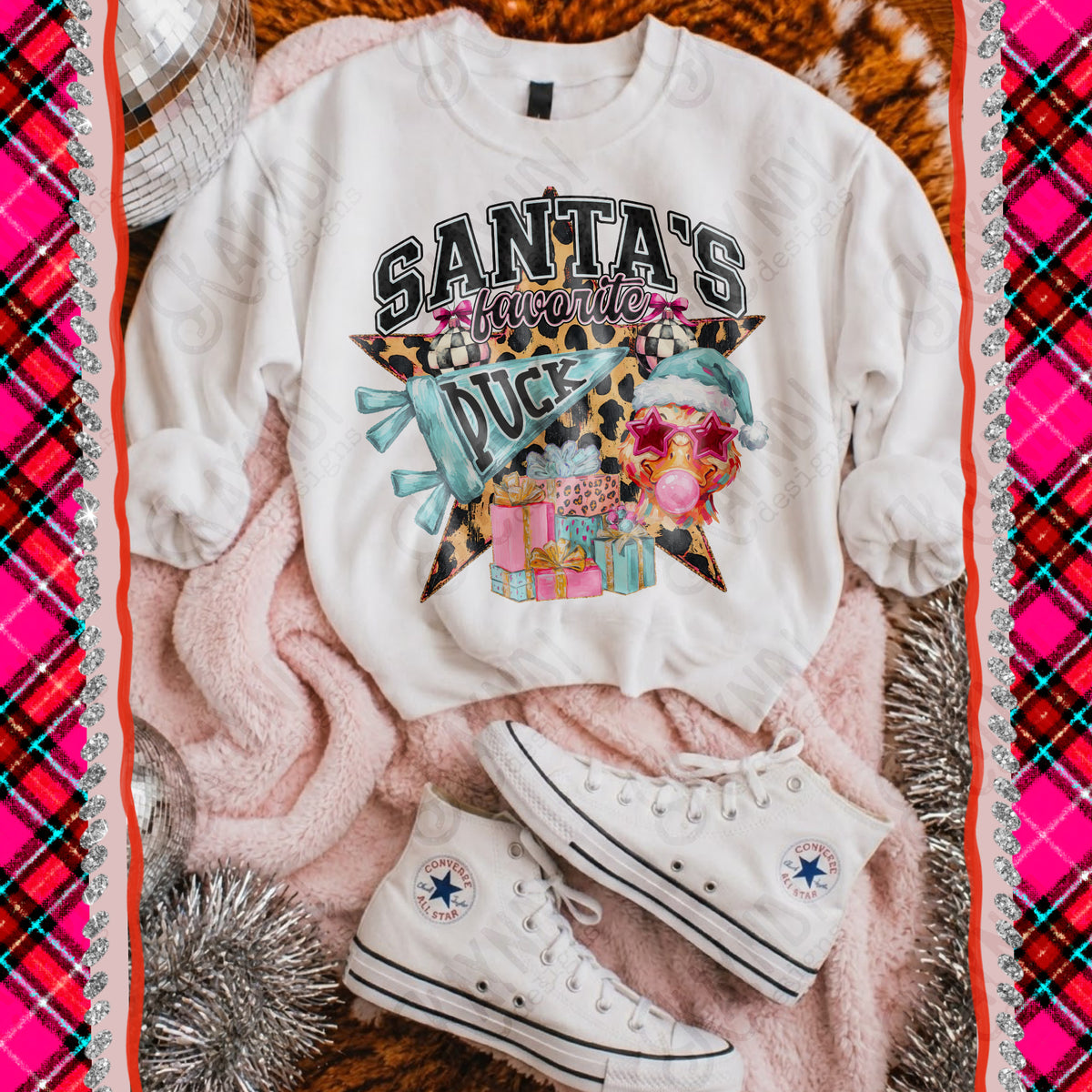 Santa's favorite Duck (Kayndi) DTF Transfer