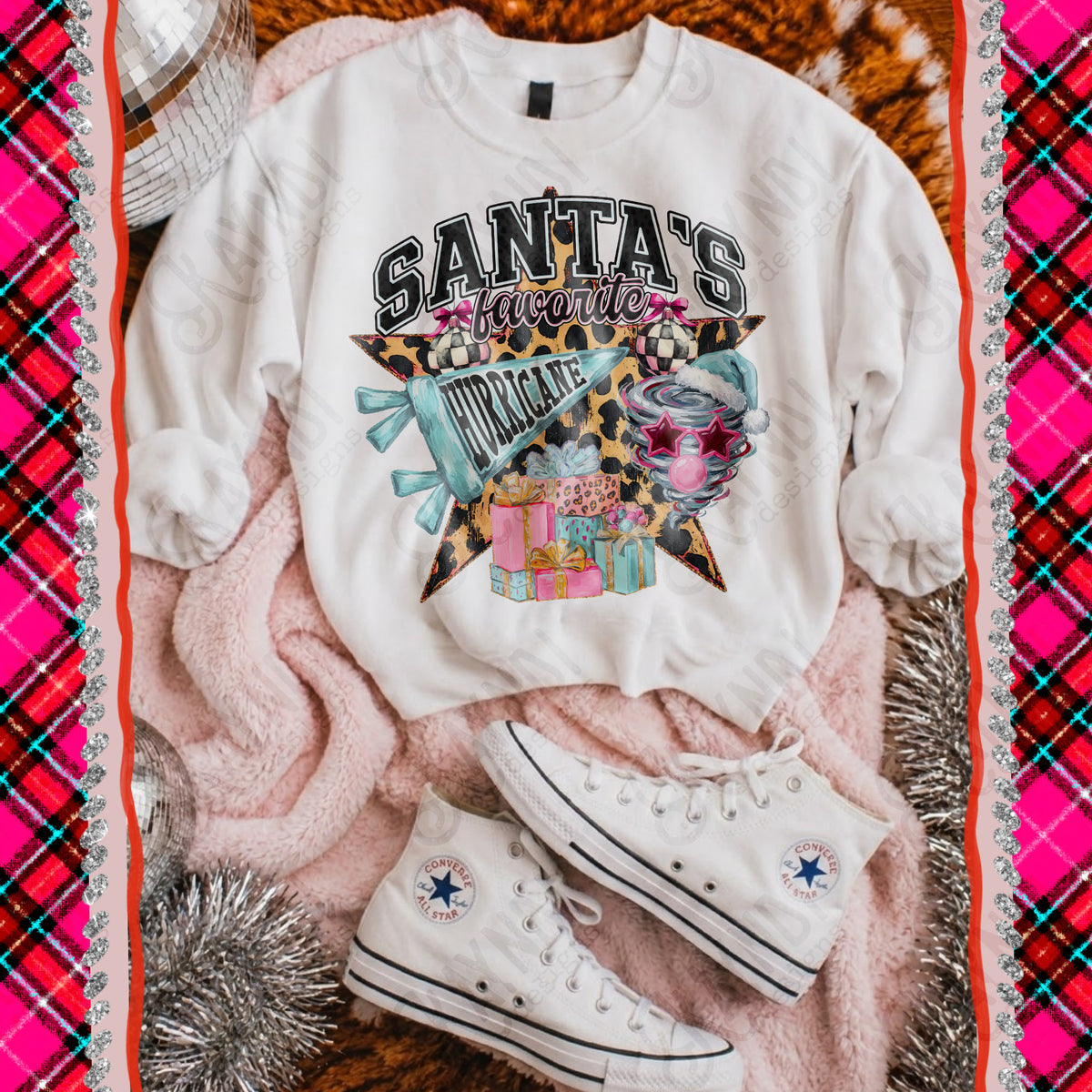 Santa's favorite Hurricane (Kayndi) DTF Transfer
