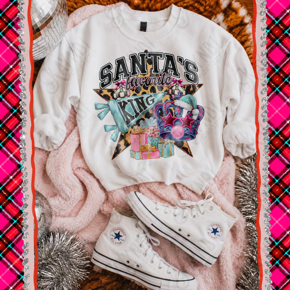 Santa's favorite King (Kayndi) DTF Transfer