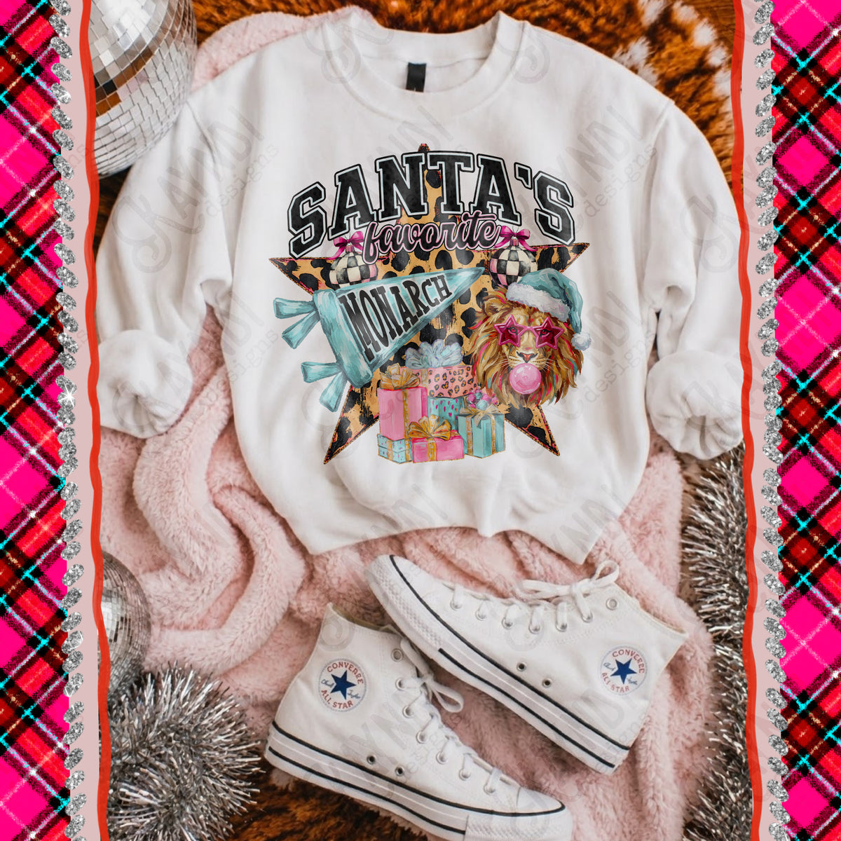 Santa's favorite Monarch (Kayndi) DTF Transfer