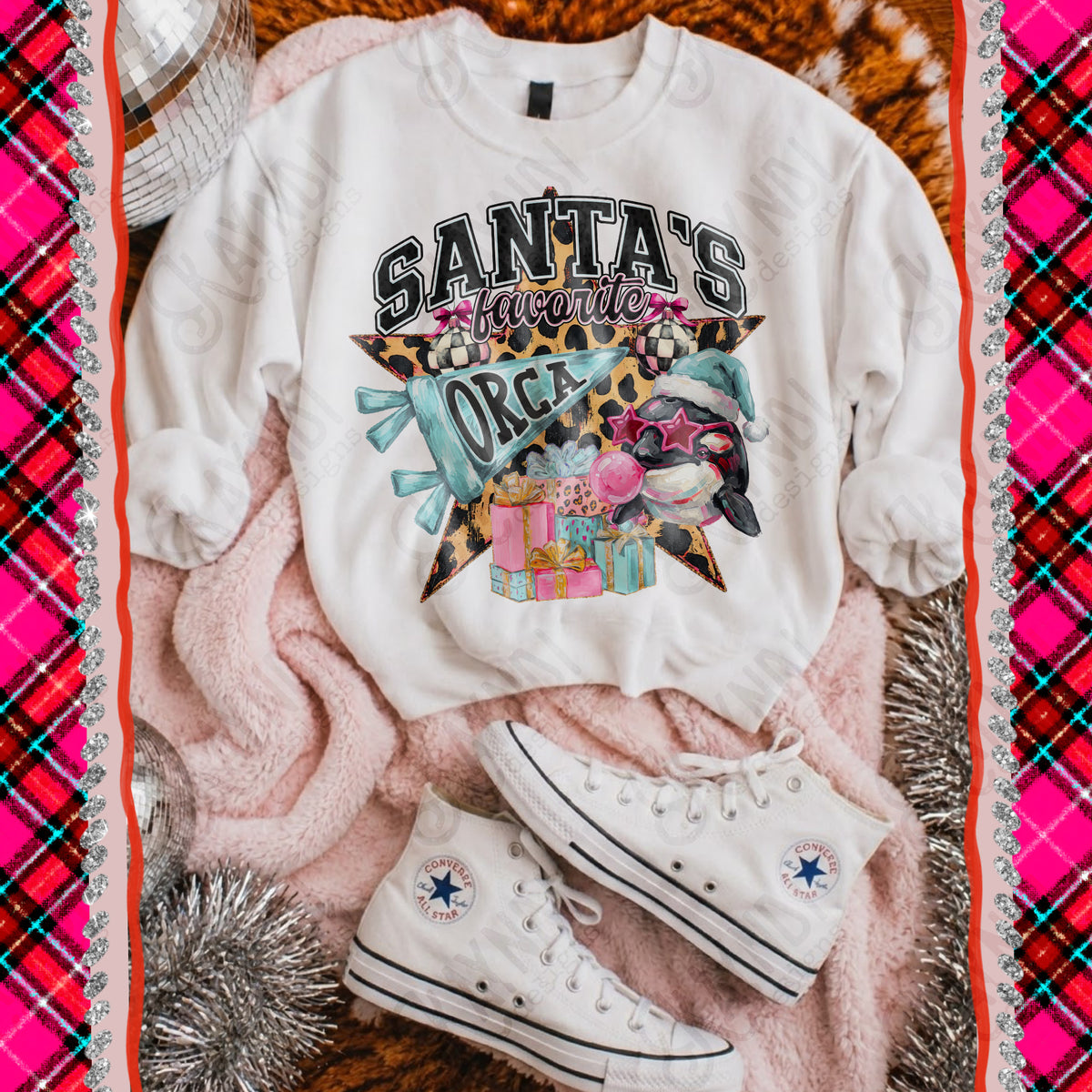Santa's favorite Orca (Kayndi) DTF Transfer
