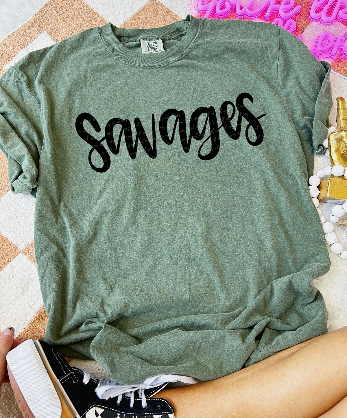 Savages Hand Lettered 54144 DTF transfer