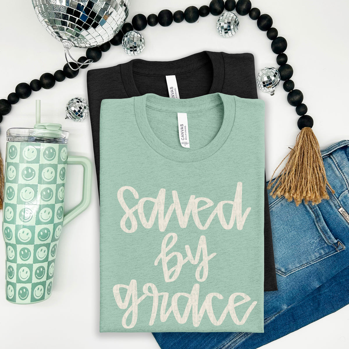 Saved by Grace CREAM 105125 DTF transfer