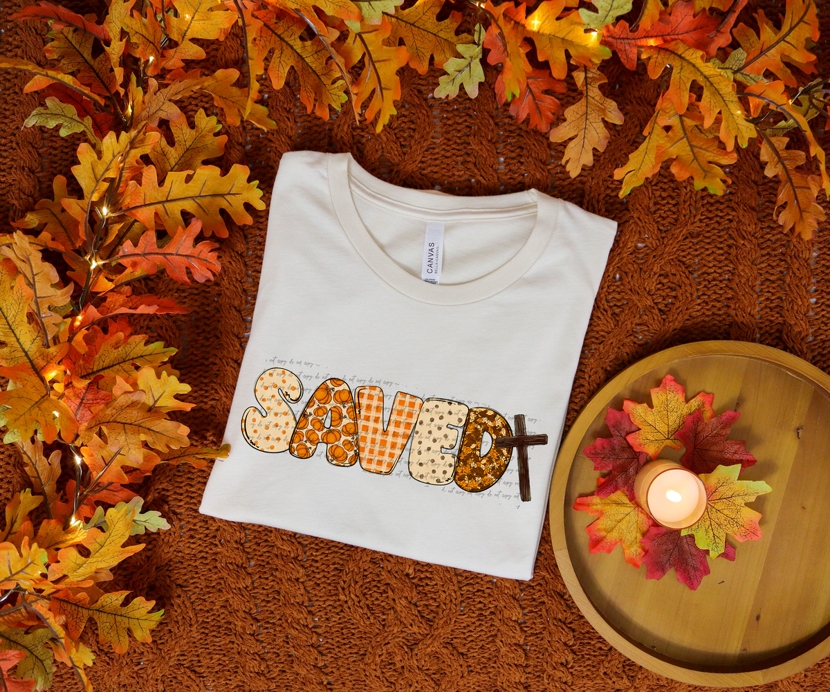 Saved Fall Pumpkin Cross 51950 DTF transfer