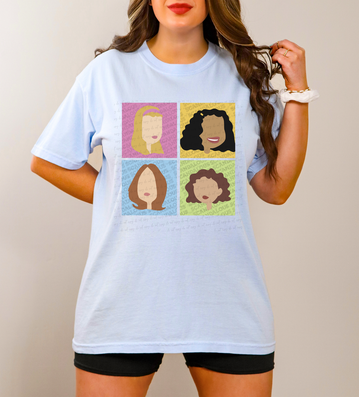 Scandalous Girls Collage 115336 DTF transfer