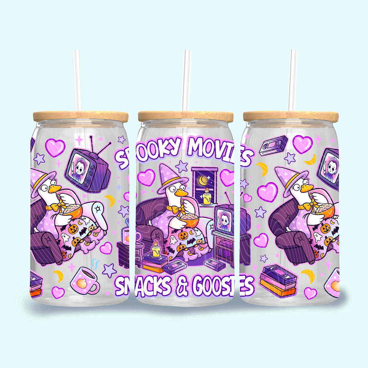 Life is scary without coffee (exclusive) UV DTF WRAP