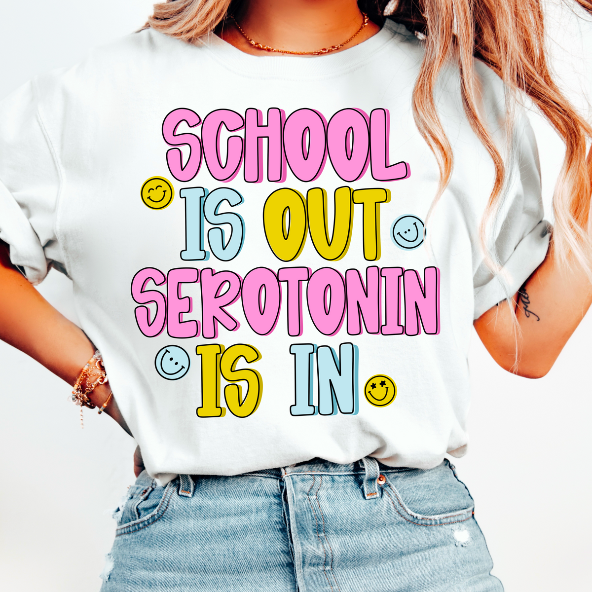 School is out serotonin is in (CMD) 100581 DTF transfer