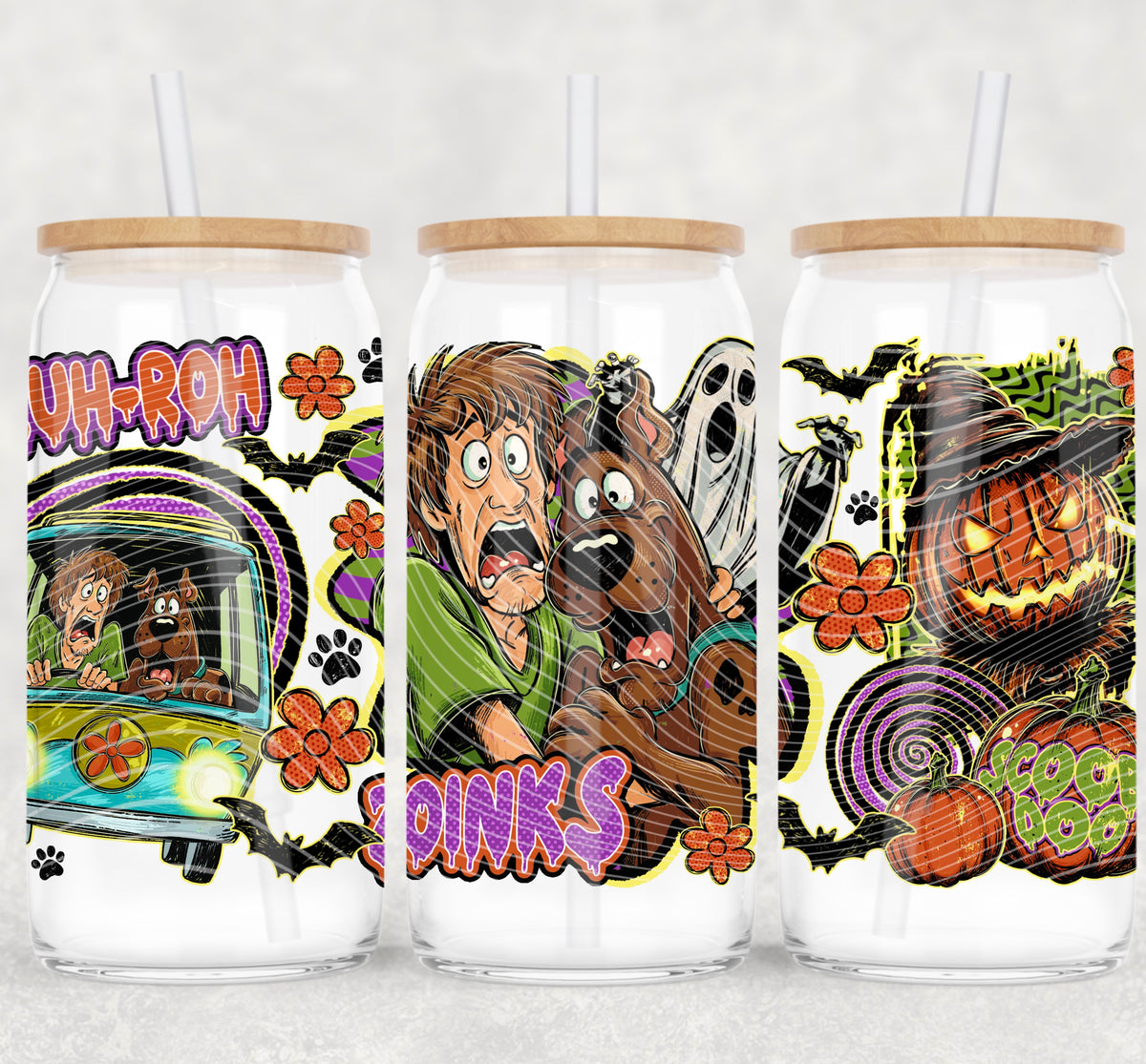 Scoob ruh-roh zonks (AG) UV DTF WRAP
