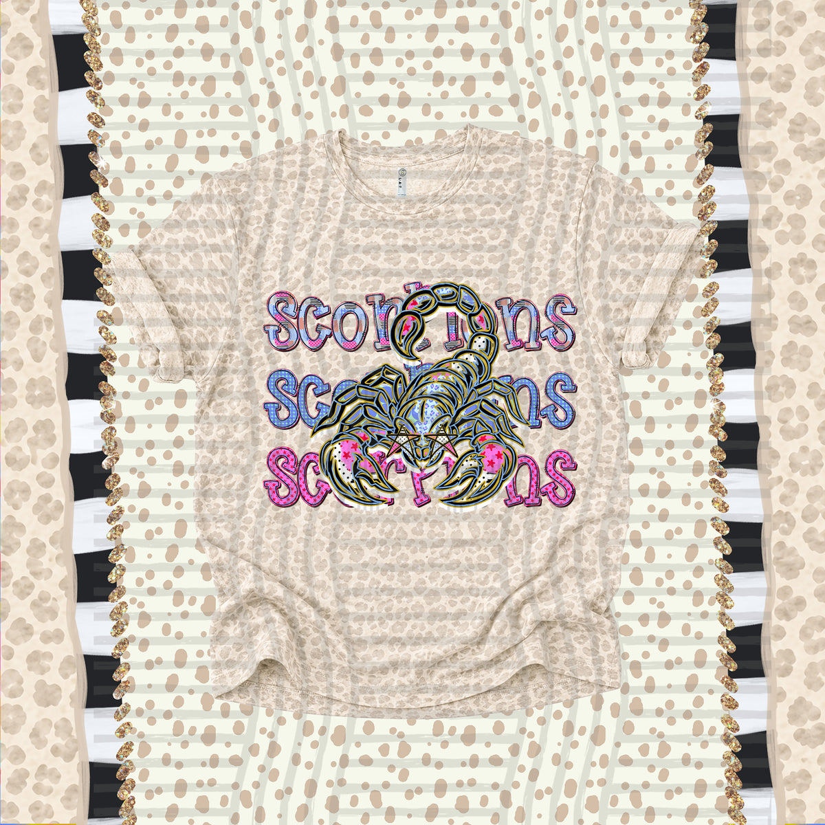 Scorpions-Dolly Doodle Print (Caplinger) DTF Transfer