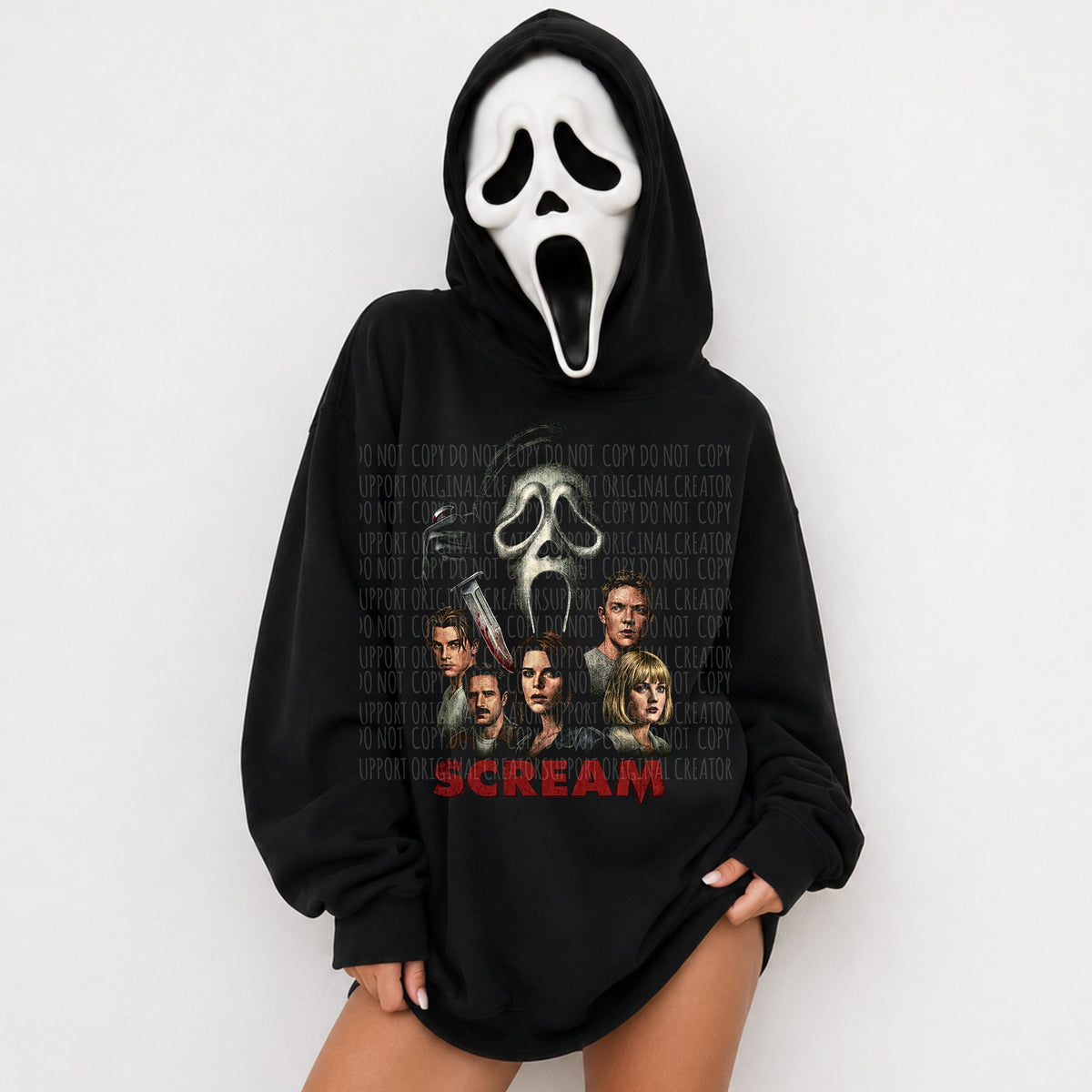 Scream halftone (Starlight) DTF Transfer