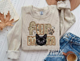 Fur mom BLACK cat short haired DTF transfer