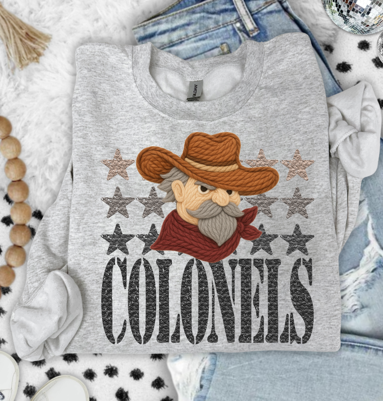Colonels Yarn Mascot (S&G) DTF transfer