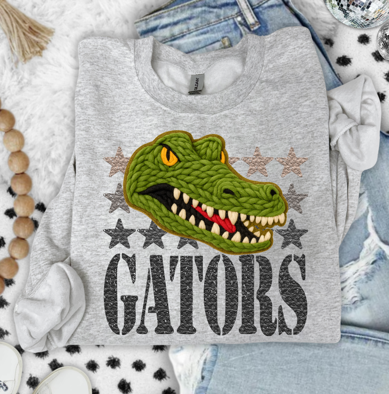 Gators Yarn Mascot (S&G) DTF transfer