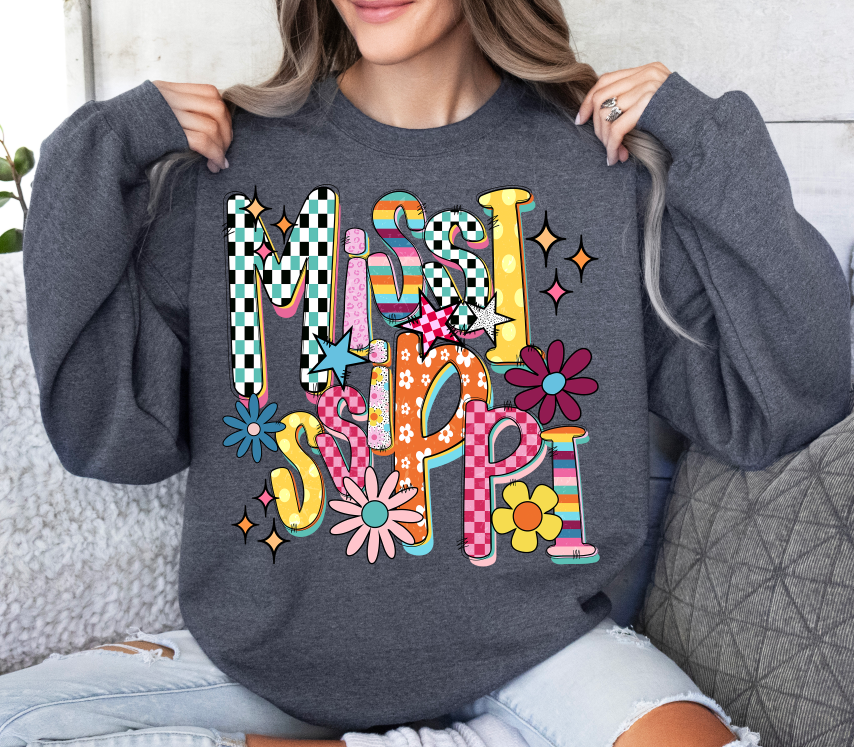 Mississippi Funky Fresh State (S&G) DTF Transfer
