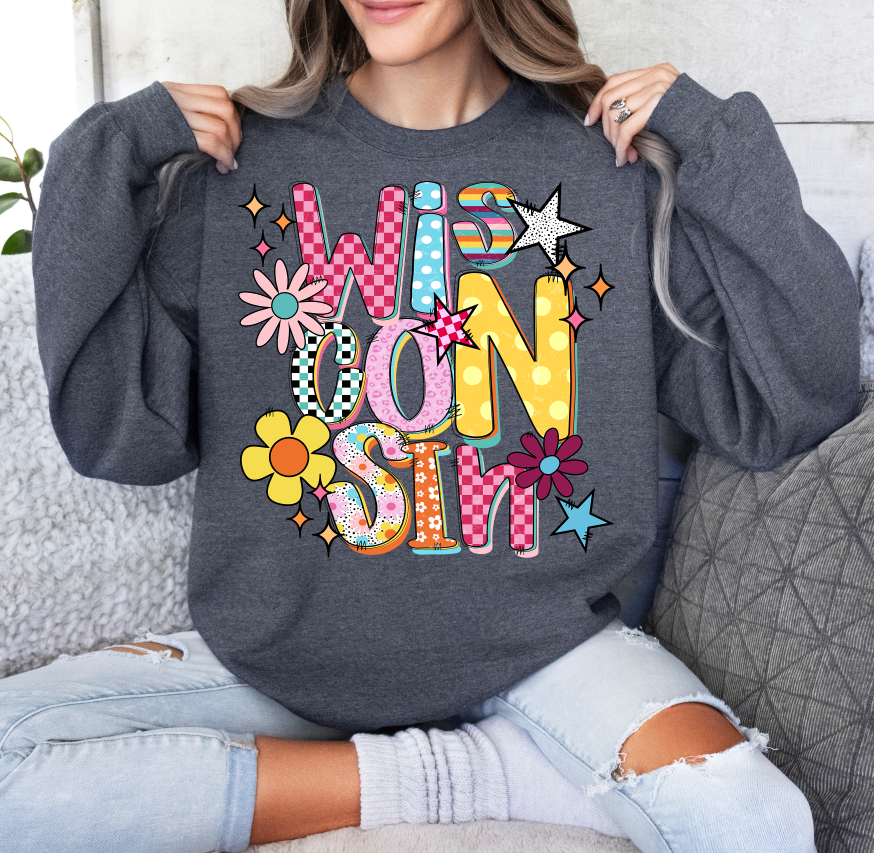Wisconsin Funky Fresh State (S&G) DTF Transfer