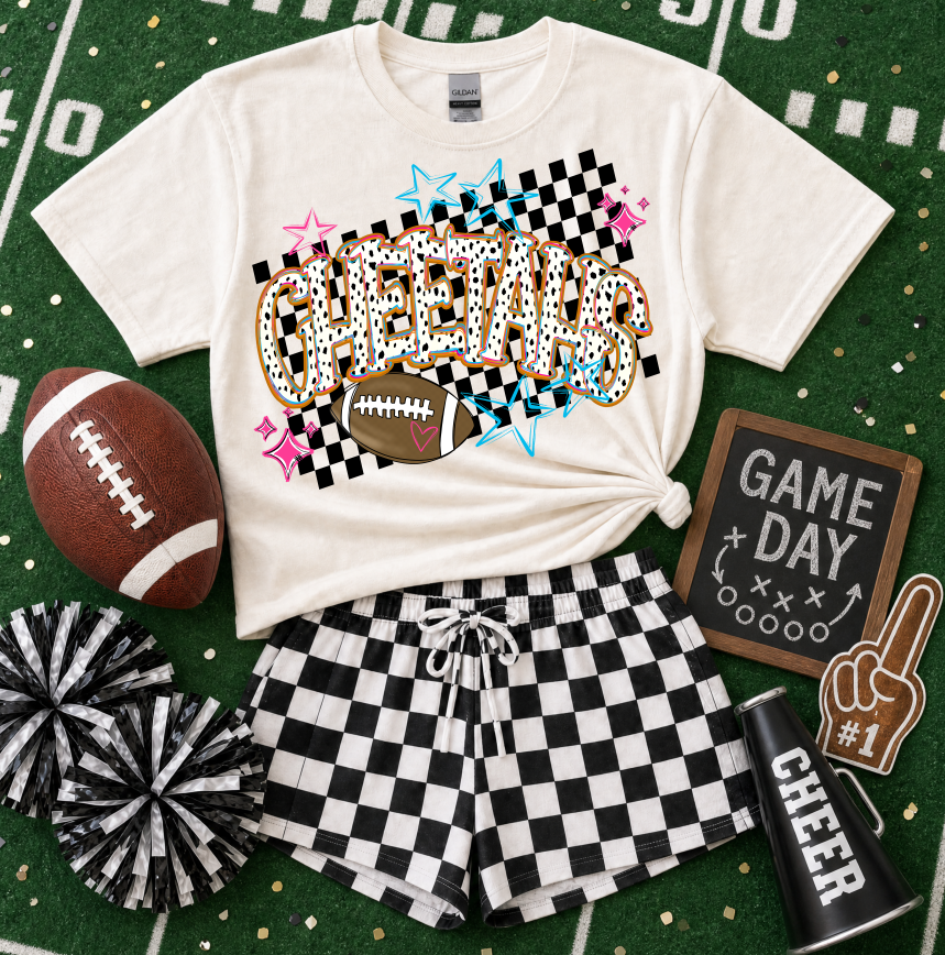 cheetahs wild about mascots (s&g) DTF Transfer