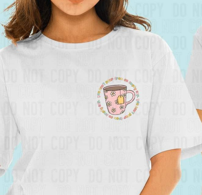 You Can’t Pour From an Empty Cup pocket print circle DTF transfer