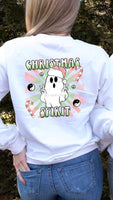 Christmas spirit ghost DTF TRANSFER