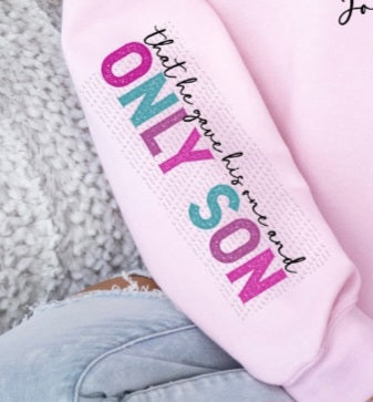 That he gave his one and only son SLEEVE 22443 DTF transfer