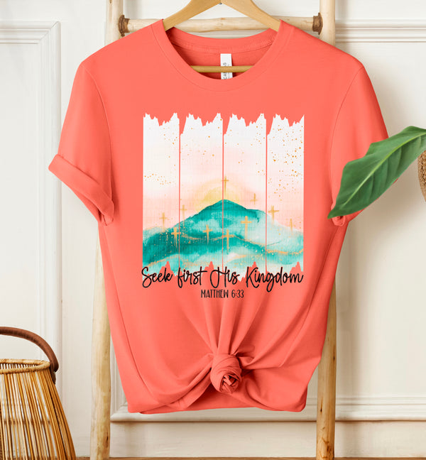 Seek first the kingdom (SDD) 107000 DTF transfer