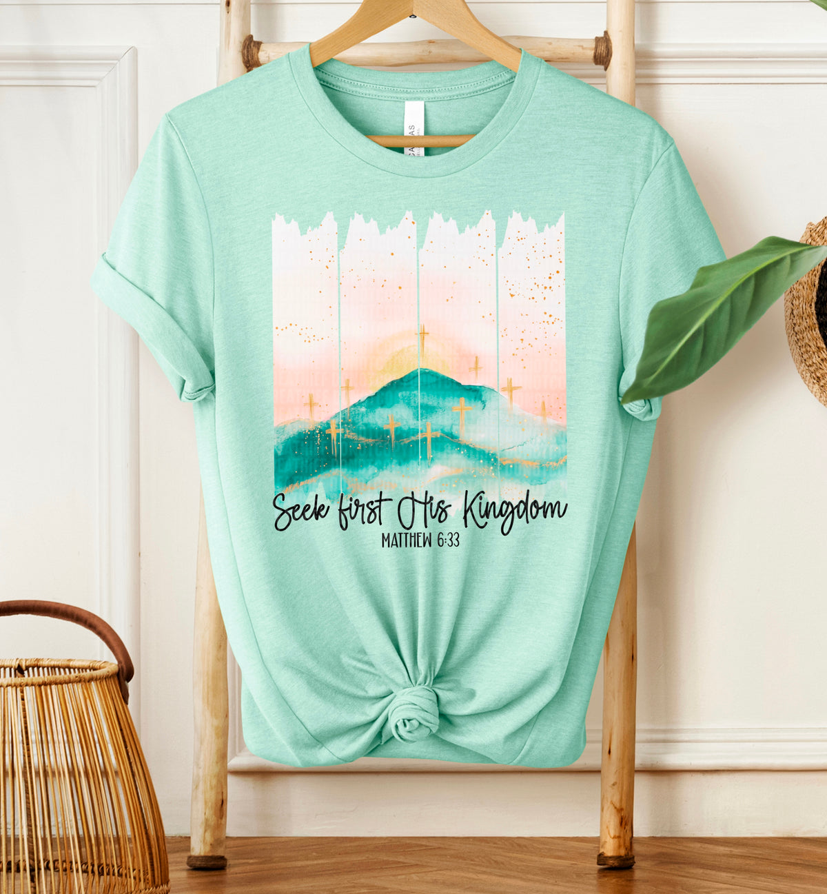 Seek first the kingdom (SDD) 107000 DTF transfer