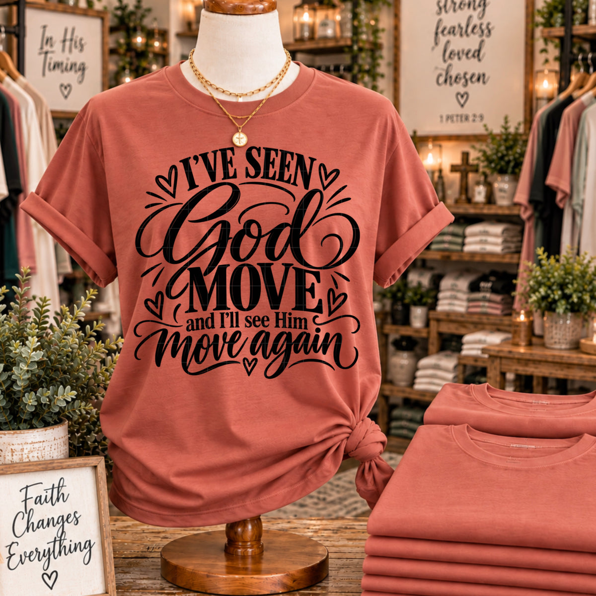 I've seen God move BLACK (SDD) DTF Transfer