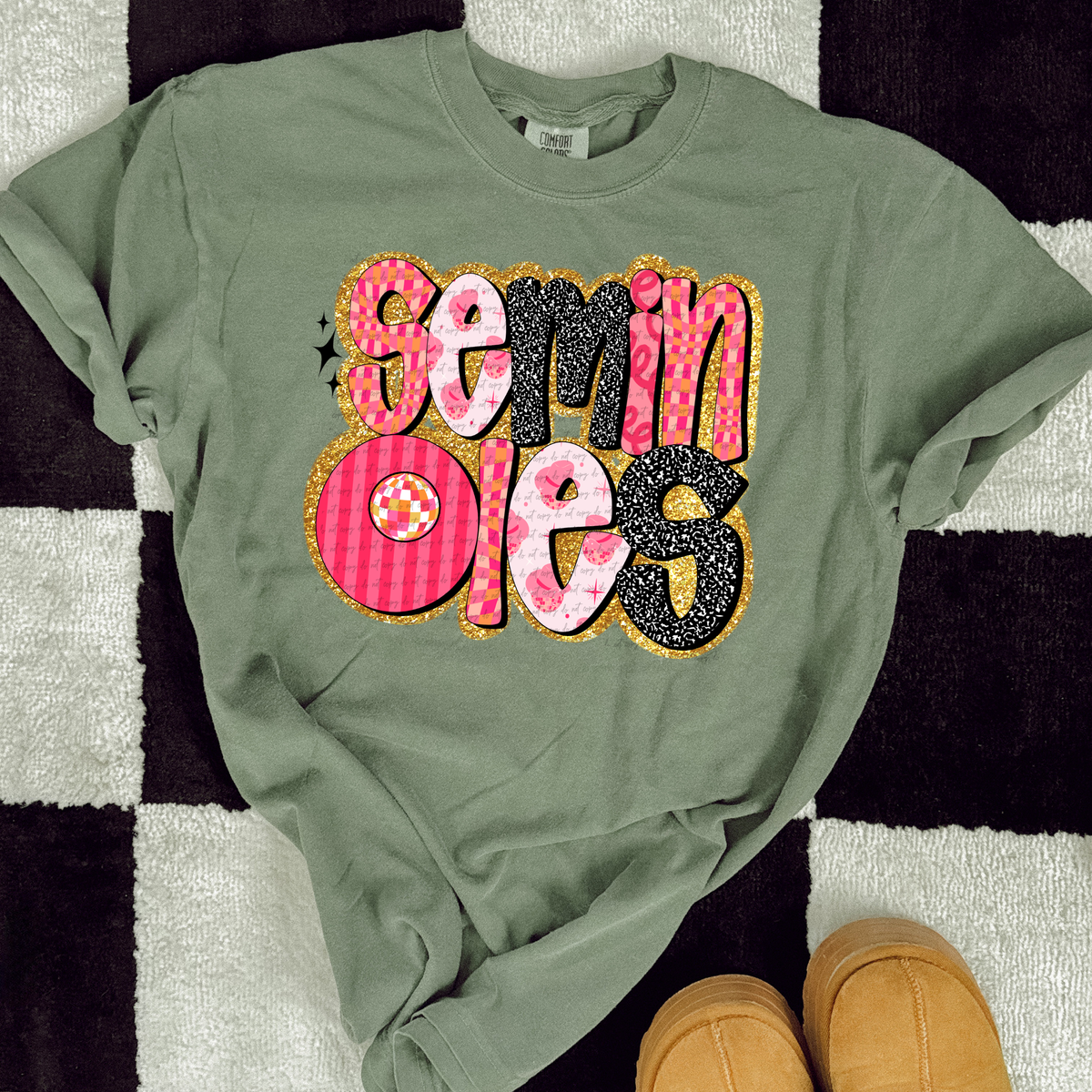Seminoles Faux Glitter Retro 51657 DTF transfer